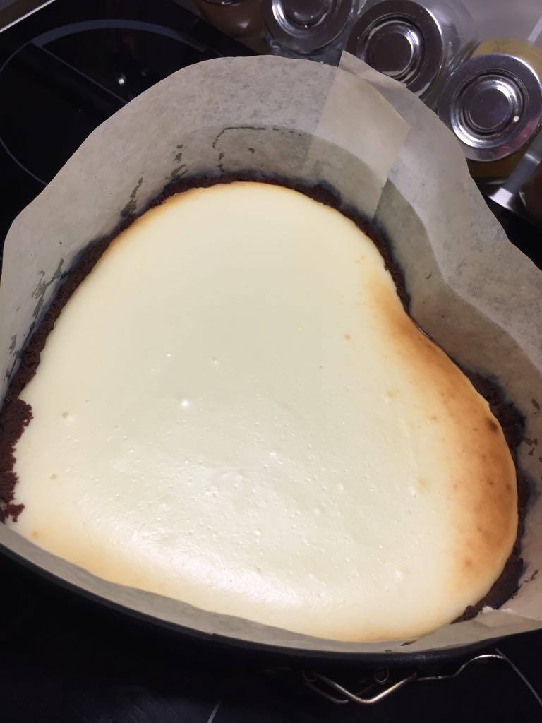 Paistunut juustokakku
